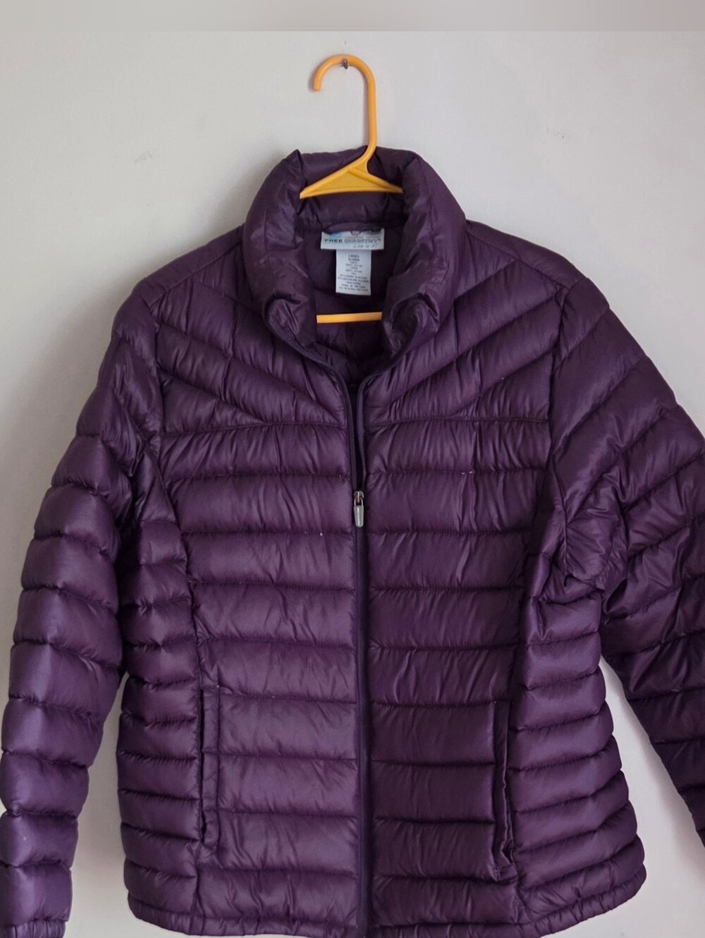 Free Country Quilted Down Jacket Women Large